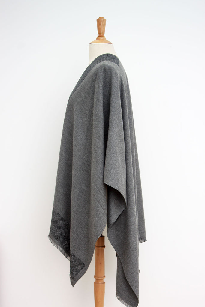 【関税&送料込】Chloe Wool Asymmetric Cape Chloe Cape: Grey – CNS Trading Inc.