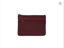 8865 - Leather Mini Wallet with Expandable Front Pocket