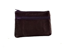 8865 - Leather Mini Wallet with Expandable Front Pocket