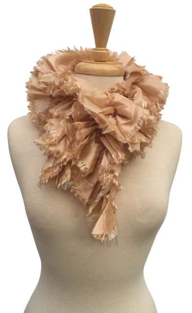 TR - Fringed and Layered Truffle Scarf