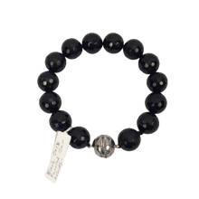 Black Onyx Bracelet with Magnetic Clasp