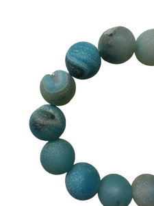Aquamarine Stone Bracelet with Tassel