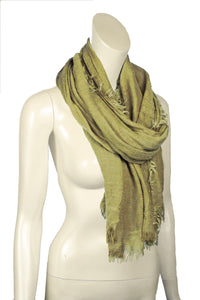 MDA1 - Solid Color Scarf with Fringe