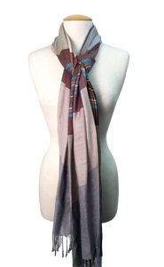 PD - Scarf with Contrast Plaid Print
