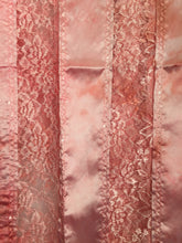 ES - Embroidered Lace Scarf with Floral Accent