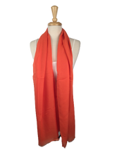 PA13 - Soft and Light Scarf with Fringed Ends