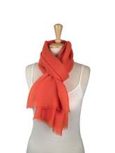 PA13 - Soft and Light Scarf with Fringed Ends