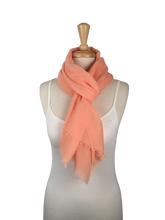 PA13 - Soft and Light Scarf with Fringed Ends