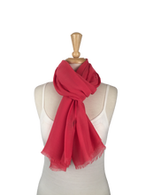 PA13 - Soft and Light Scarf with Fringed Ends