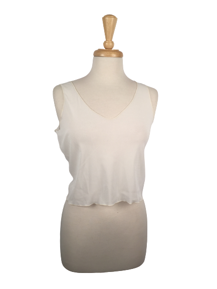 52 V-neck tank top in a solid color.