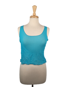 51 Tank top in a solid color. Made in France