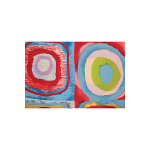 Kandinsky circles (red colorway)